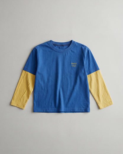 SC Double Sleeve Tee Cobalt Blue/Butter Yellow (Pre Order)