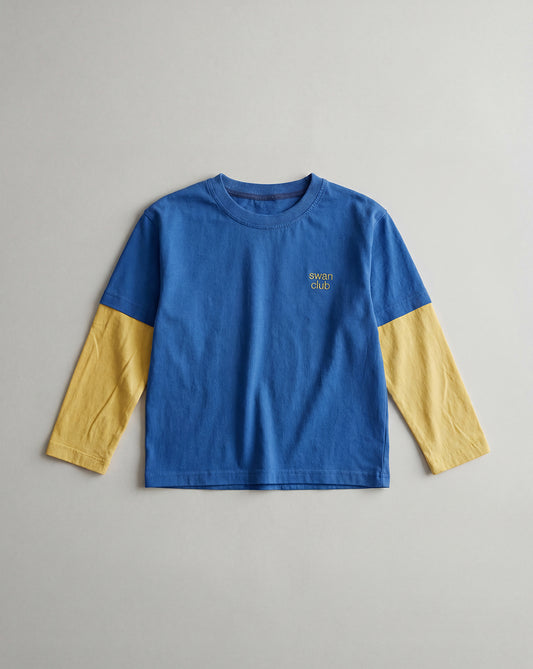 SC Double Sleeve Tee Cobalt Blue/Butter Yellow (Pre Order)
