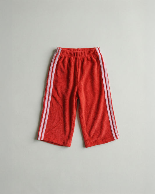 4 Stripe Terry Pant Cherry